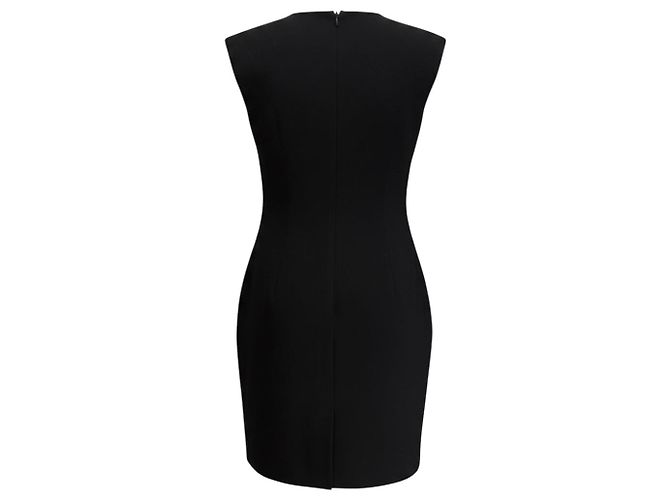 Vestido de cóctel Christopher Kane con bordado de corazón negro - vista 3