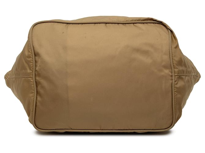Tote bag Prada Tessuto marrone - vista 3