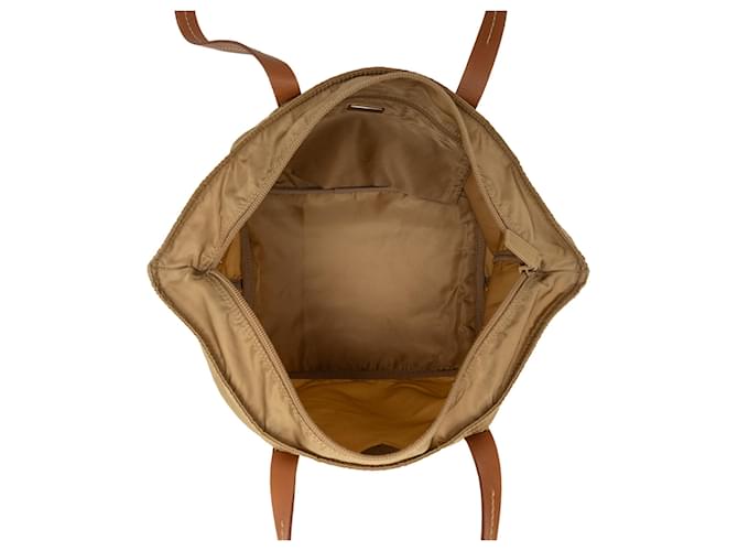 Tote bag Prada Tessuto marrone - vista 4