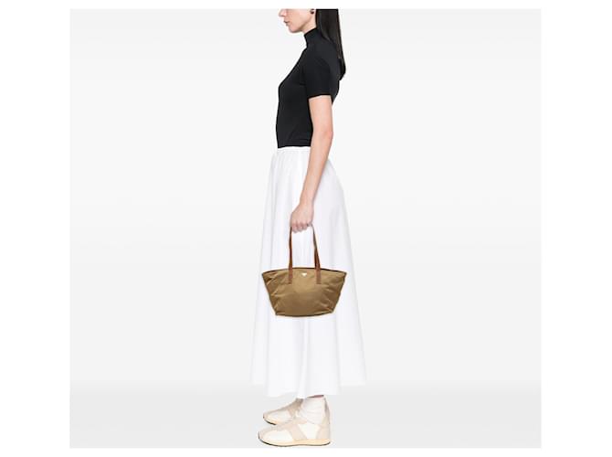 Tote bag Prada Tessuto marrone - vista 7