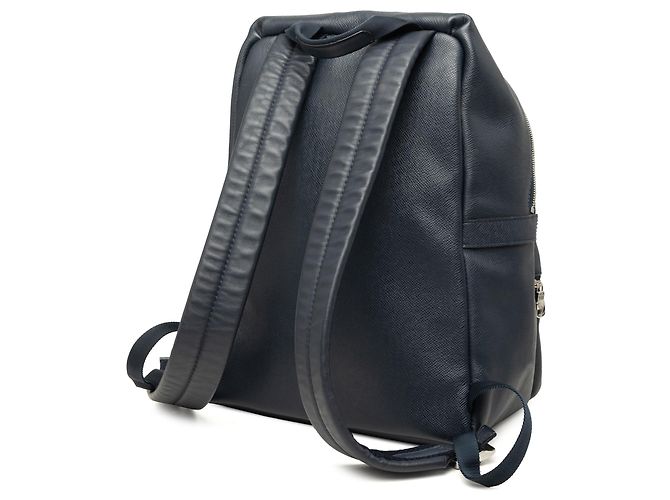 Zaino Louis Vuitton Taiga Discovery PM Blu - vista 2