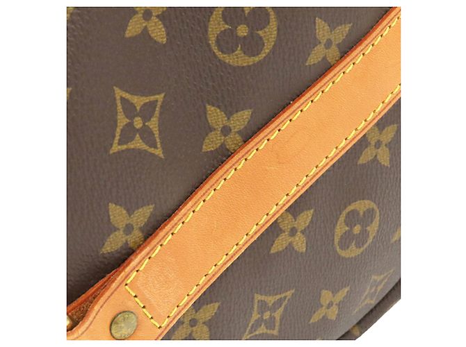 Borsa da viaggio Louis Vuitton Monogram Keepall Bandouliere 50 Marrone - vista 15