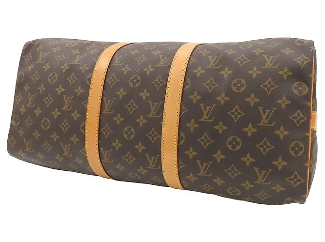 Borsa da viaggio Louis Vuitton Monogram Keepall Bandouliere 50 Marrone - vista 3