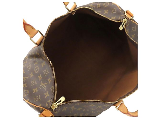 Borsa da viaggio Louis Vuitton Monogram Keepall Bandouliere 50 Marrone - vista 4