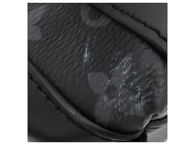 Borsa a tracolla Louis Vuitton Monogram Eclipse Voyager PM Nera Nero - vista 12