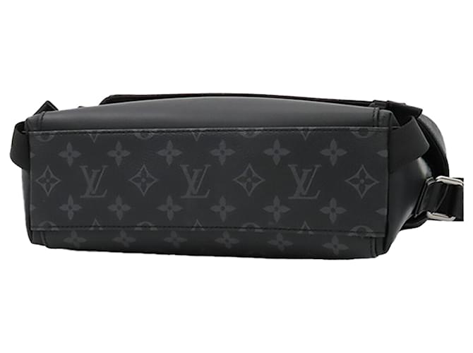 Borsa a tracolla Louis Vuitton Monogram Eclipse Voyager PM Nera Nero - vista 3