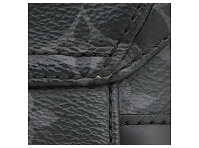 Borsa a tracolla Louis Vuitton Monogram Eclipse Voyager PM Nera Nero - vista 7