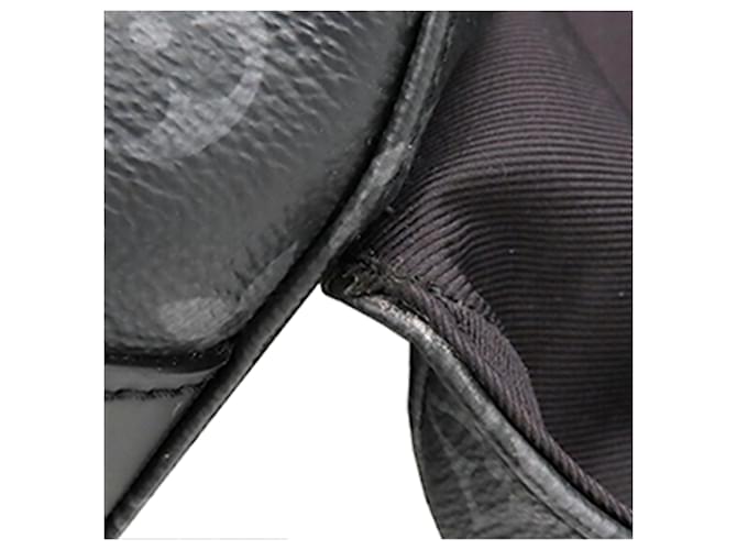Borsa a tracolla Louis Vuitton Monogram Eclipse Voyager PM Nera Nero - vista 8