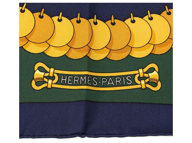 Hermès Kosmima Seidentuch Grün 90 Scarves - Ansicht 3