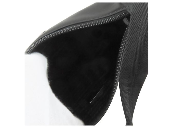 Borsa a tracolla Prada Mini Re Nylon Re-Edition 2000 Nera Nero - vista 4