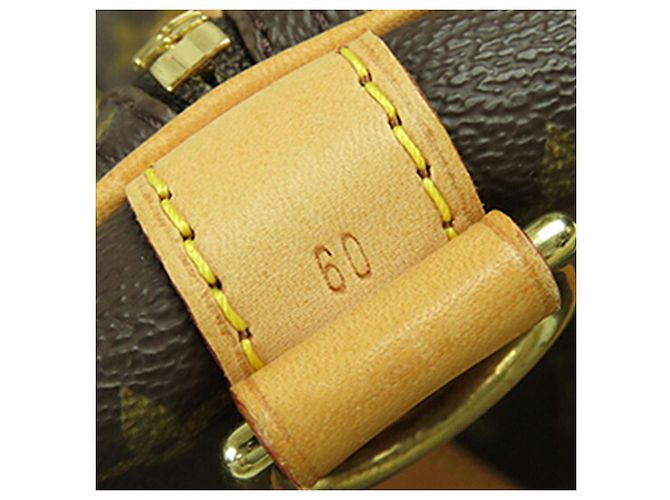 Borsa da viaggio Louis Vuitton Monogram Keepall Bandouliere 60 Marrone - vista 6