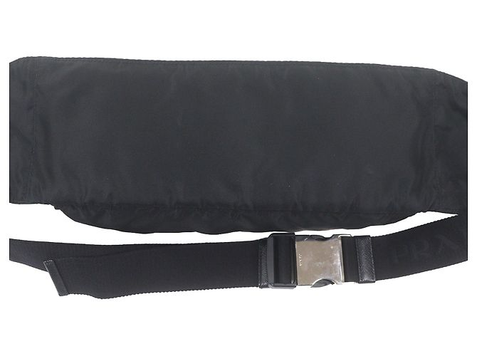 Borsa cintura Prada Tessuto Nera Nero - vista 2