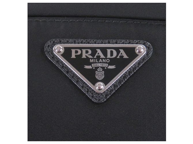 Borsa cintura Prada Tessuto Nera Nero - vista 6