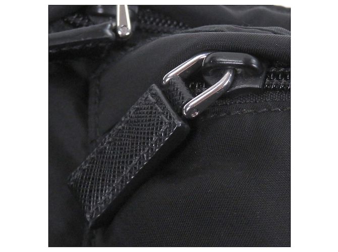 Borsa cintura Prada Tessuto Nera Nero - vista 7