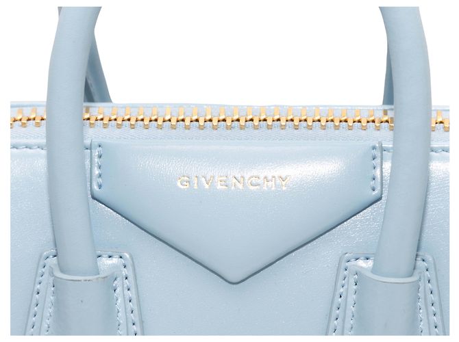 Borsa convertibile in vernice Givenchy azzurro chiaro Blu - vista 6