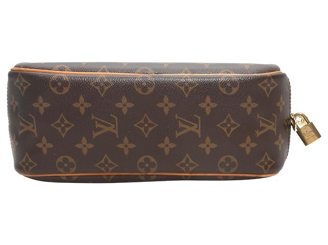 Borsa Louis Vuitton Trouville Marrone - vista 4