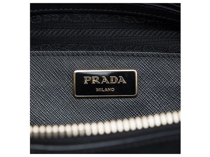 Bolso Prada Medium Saffiano Lux Promenade Negro - vista 5