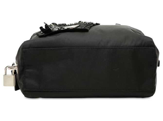 Borsa da sera Prada Tessuto Heart Nera Nero - vista 3