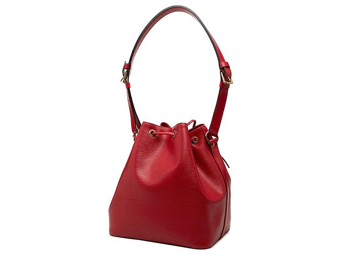 Borsa a secchiello Louis Vuitton Epi Petit Noe rossa Rosso - vista 2