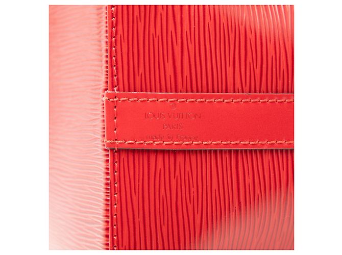 Borsa a secchiello Louis Vuitton Epi Petit Noe rossa Rosso - vista 5