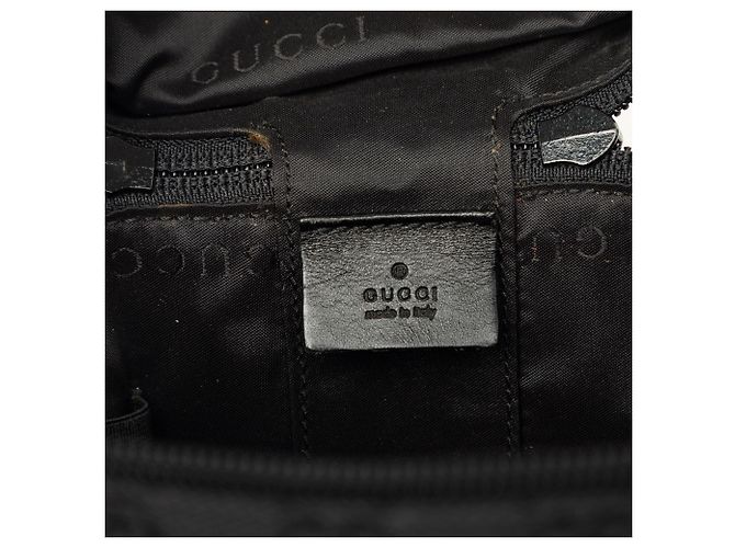 Borsa beauty Gucci Mini GG Canvas Nera Nero - vista 5