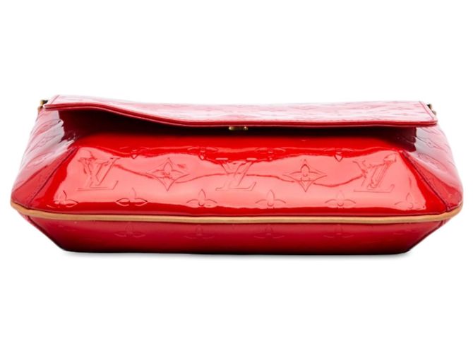 Borsa a tracolla Louis Vuitton Monogram Vernis Thompson Street rossa Rosso - vista 3