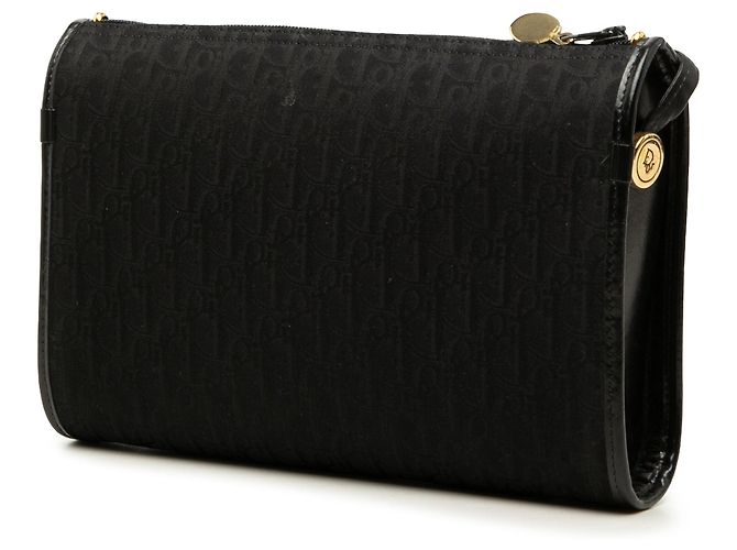 Borsa a tracolla Dior Diorissimo Trotter Canvas nera Nero - vista 2