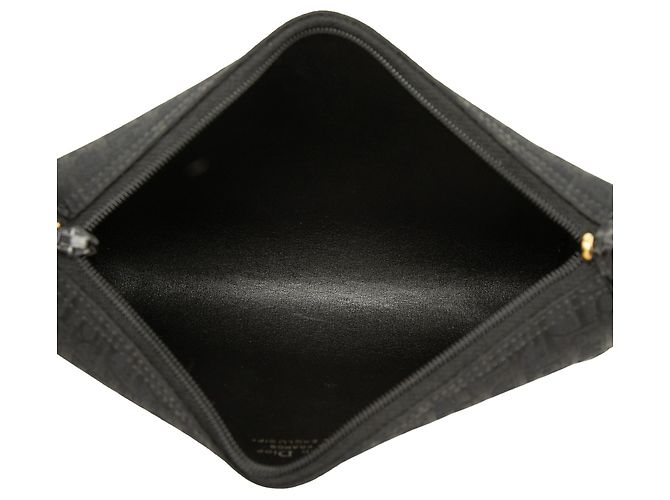 Borsa a tracolla Dior Diorissimo Trotter Canvas nera Nero - vista 4