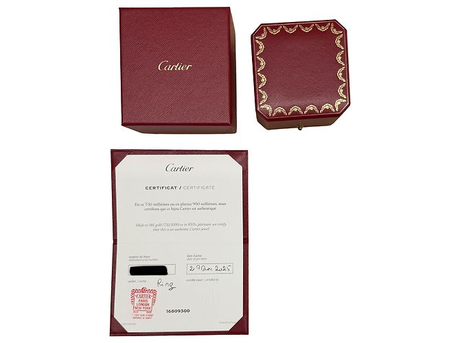 Love Anello Panthère de Cartier Petit Modèle in Oro Giallo, Onice e Tsavorite - vista 5