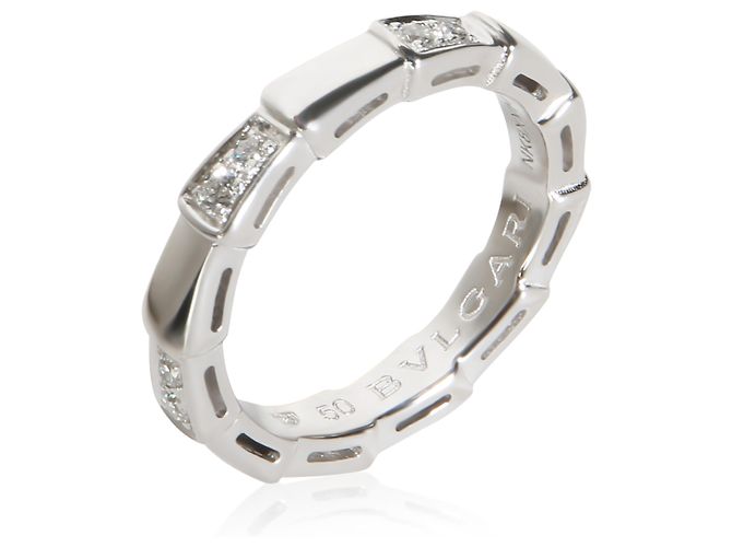 Bulgari Anello Serpenti Viper BVLGARI in oro bianco e diamanti - vista 3
