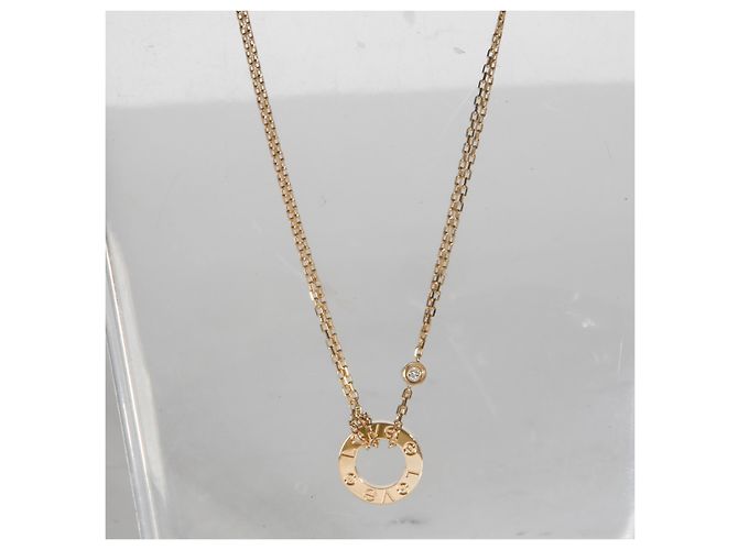 Collana Cartier Love in oro giallo e diamanti - vista 5