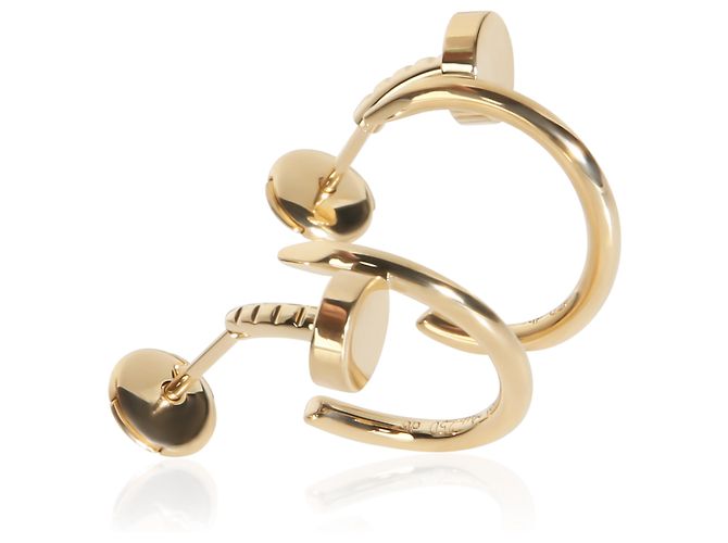 Love Orecchini Cartier Juste un Clou Small Model in oro giallo - vista 3
