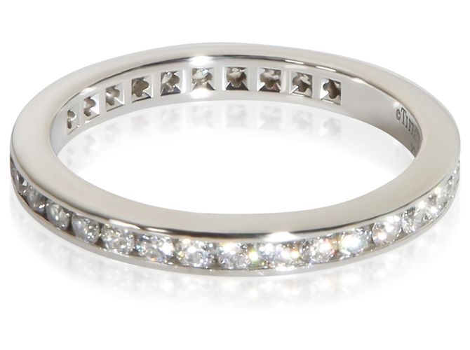 Tiffany & Co. Platinum Diamant Eternity-Ring mit Kanalfassung - Ansicht 3