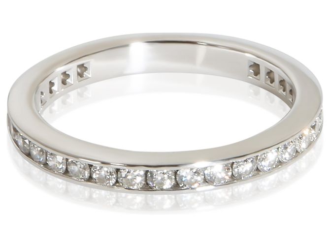 Tiffany & Co. Platinum Diamant Eternity-Ring mit Kanalfassung - Ansicht 4