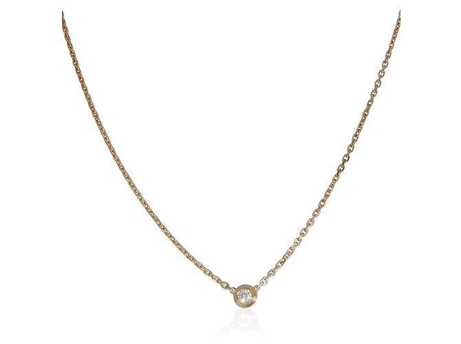 Love Pendente Cartier Mini Modèle D'amour in Oro Giallo e Diamanti - vista 3
