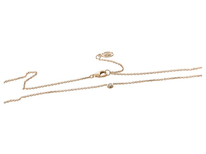Love Pendente Cartier Mini Modèle D'amour in Oro Giallo e Diamanti - vista 4