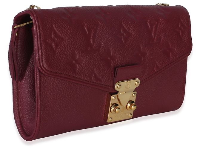 Louis Vuitton Aurore Monogram Empreinte Saint Germain Pochette Porpora - vista 4