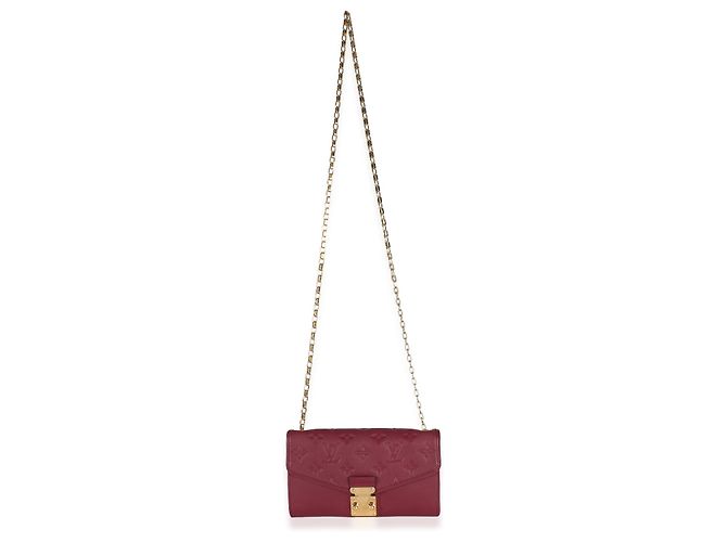 Louis Vuitton Aurore Monogram Empreinte Saint Germain Pochette Porpora - vista 5