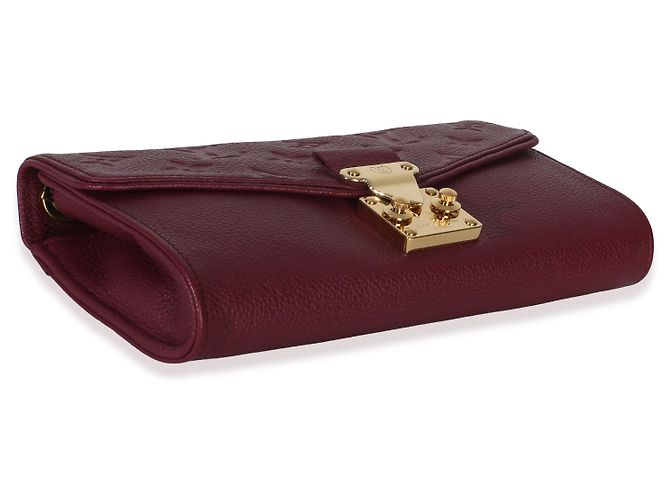 Louis Vuitton Aurore Monogram Empreinte Saint Germain Pochette Porpora - vista 7