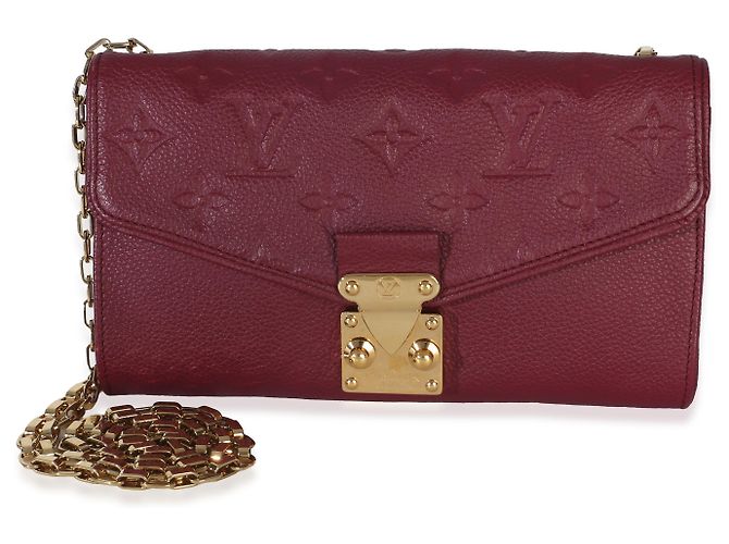 Louis Vuitton Aurore Monogram Empreinte Saint Germain Pochette Porpora - vista 8