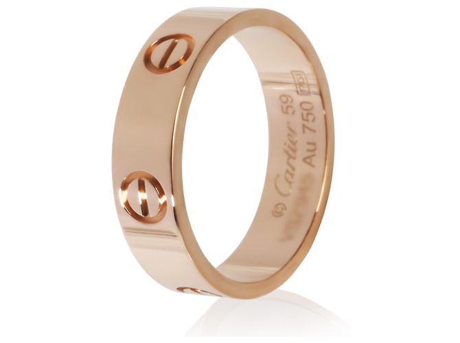 Anello Cartier Love in oro rosa - vista 2