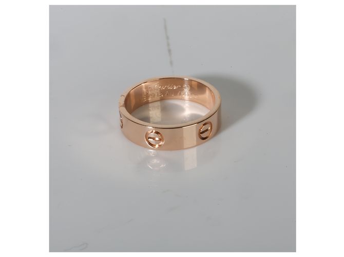 Anello Cartier Love in oro rosa - vista 5