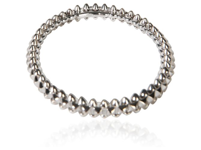 Love Bracciale Clash de Cartier Modello Medium in Oro Bianco - vista 2
