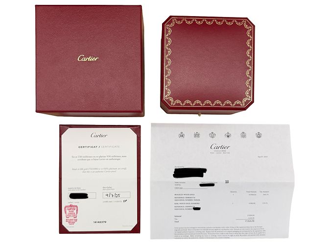Love Bracciale Clash de Cartier Modello Medium in Oro Bianco - vista 5