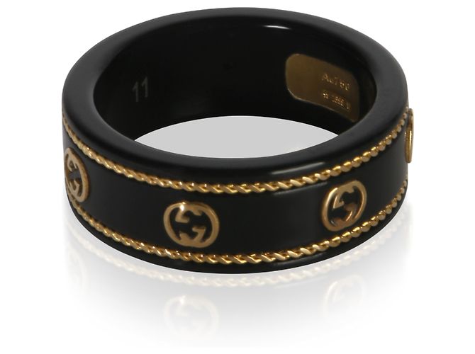 Anello Icon Gucci in oro giallo - vista 3