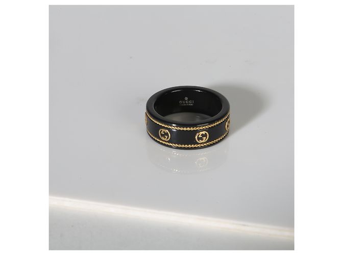 Anello Icon Gucci in oro giallo - vista 4