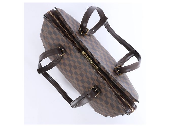 Borsa a tracolla Louis Vuitton Chelsea Damier Ebene Marrone N51119 Rosso - vista 7