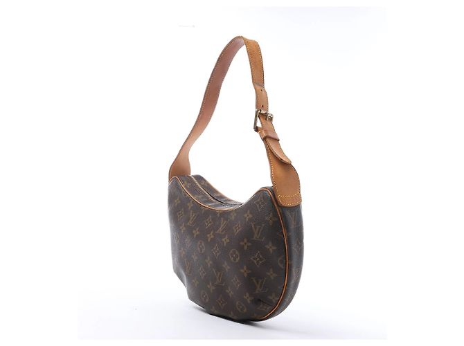 Borsa a tracolla Louis Vuitton Croissant MM Monogram in marrone M51512 Rosso - vista 2