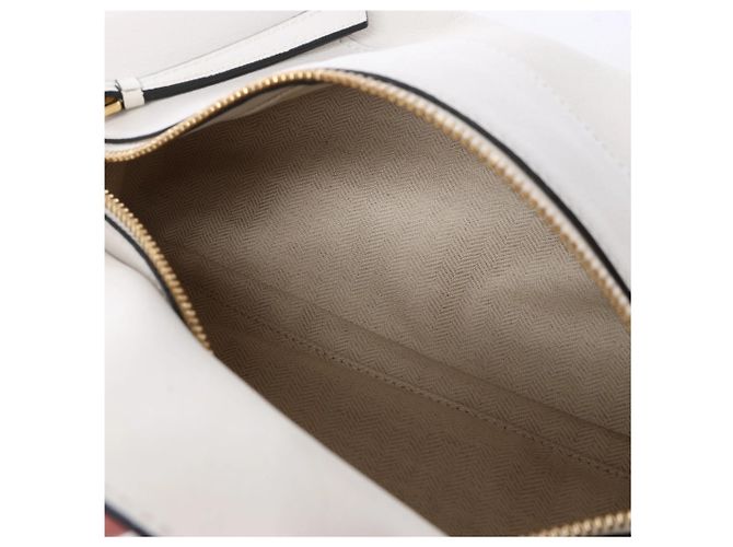 Borsa a tracolla in pelle LOEWE Puzzle Hobo in White Beige - vista 14