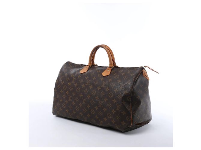 Borsa a mano Louis Vuitton Speedy 40 Monogram Canvas in marrone M41522 - vista 2